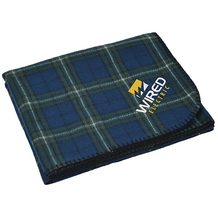 Custom Aberdeen Fleece Blanket - Embroidered