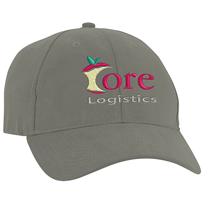 Custom Brushed Poly Hilo Cap