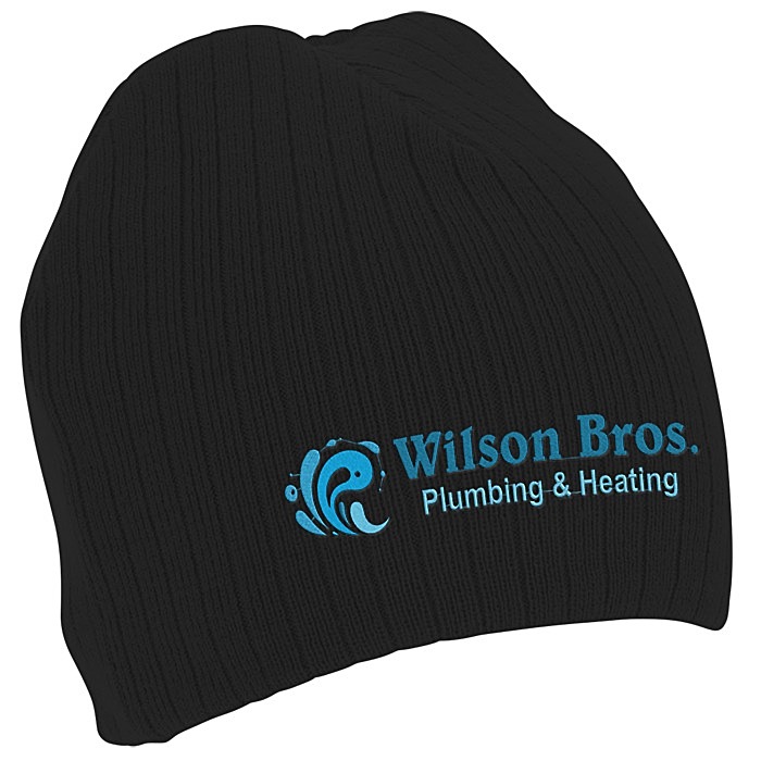 Custom Klaipeda Fine Knit Rib Beanie
