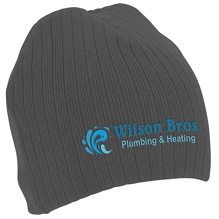 Custom Klaipeda Fine Knit Rib Beanie