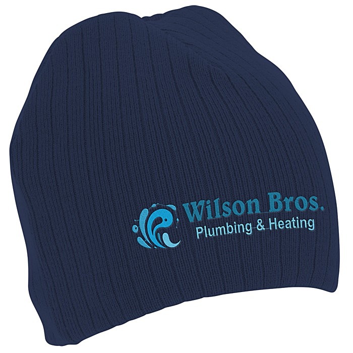 Custom Klaipeda Fine Knit Rib Beanie