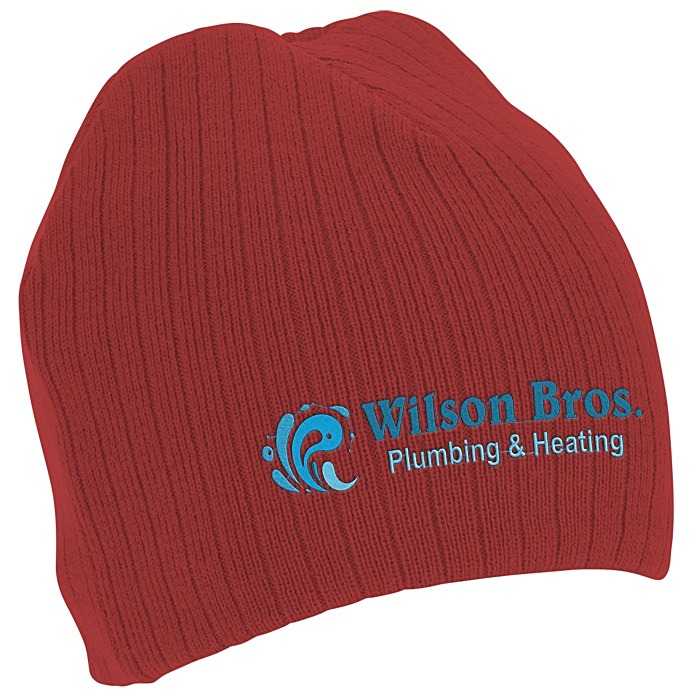 Custom Klaipeda Fine Knit Rib Beanie