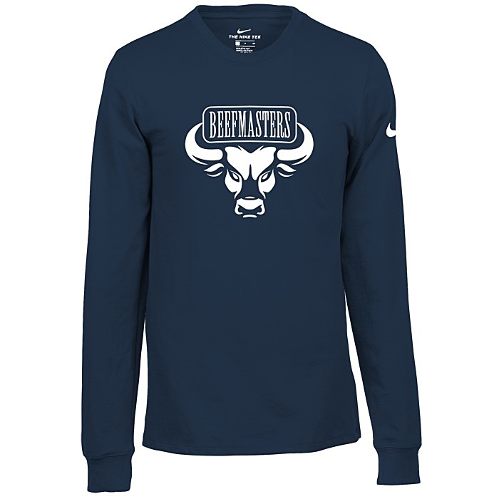 Custom Nike Dri-FIT Performance Blend LS T-Shirt - Men's