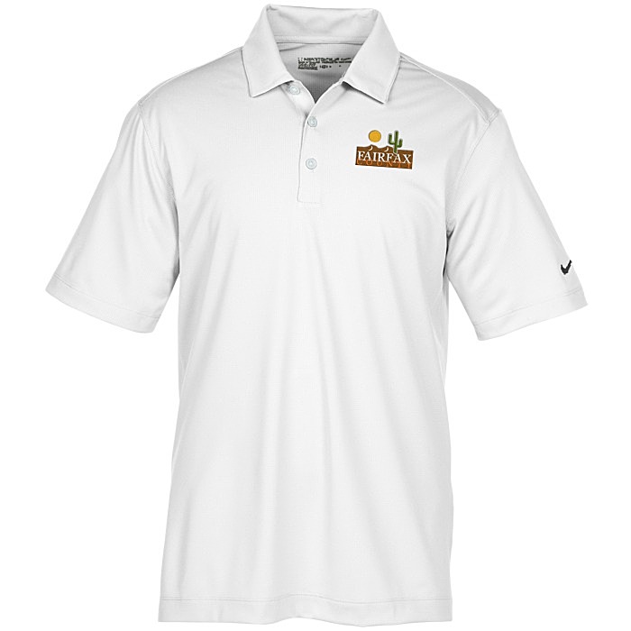 Custom Nike Dri-FIT Vertical Mesh Polo - Men's