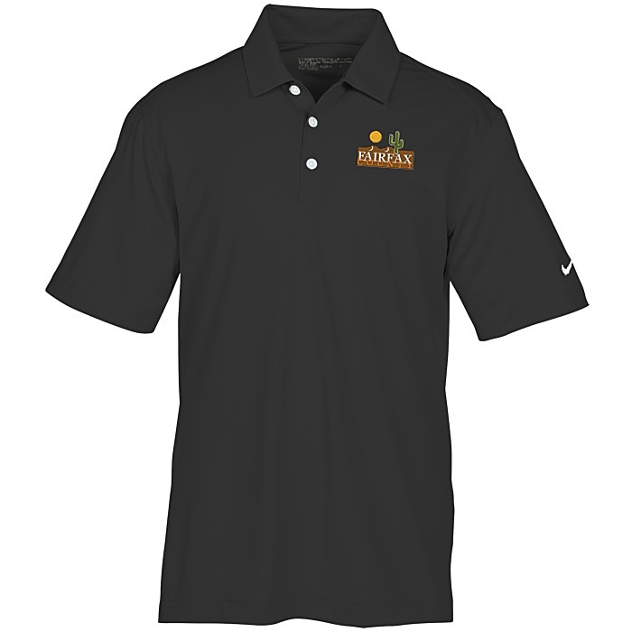 Custom Nike Dri-FIT Vertical Mesh Polo - Men's