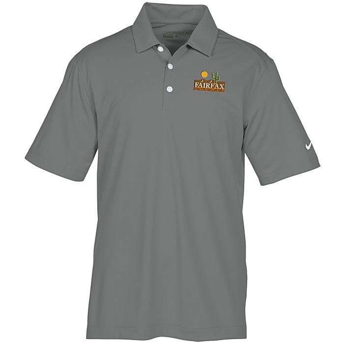 Custom Nike Dri-FIT Vertical Mesh Polo - Men's