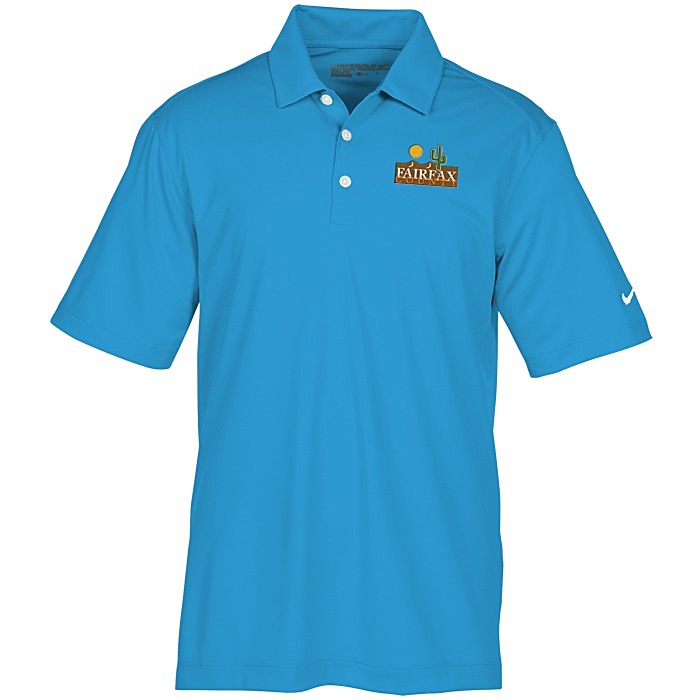 Custom Nike Dri-FIT Vertical Mesh Polo - Men's