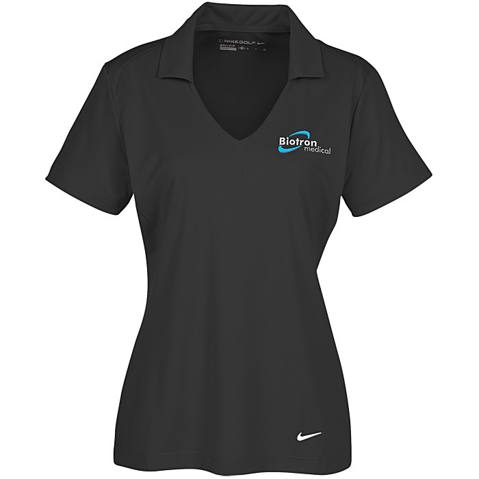 Custom Nike Dri-FIT Vertical Mesh Polo - Ladies'