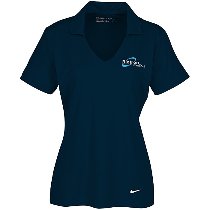 Custom Nike Dri-FIT Vertical Mesh Polo - Ladies'