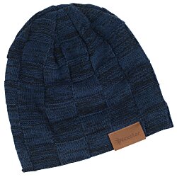 Custom Fuzzy Lined Heather Knit Beanie