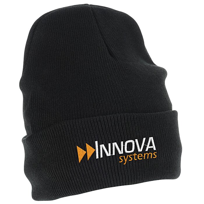 Custom Fleece Lined Cuffed Beanie