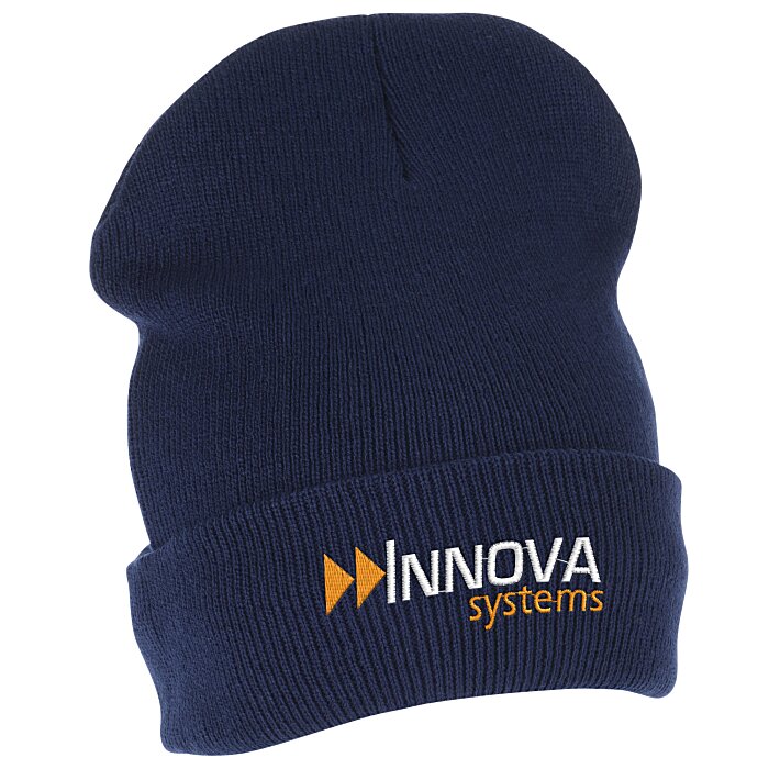 Custom Fleece Lined Cuffed Beanie