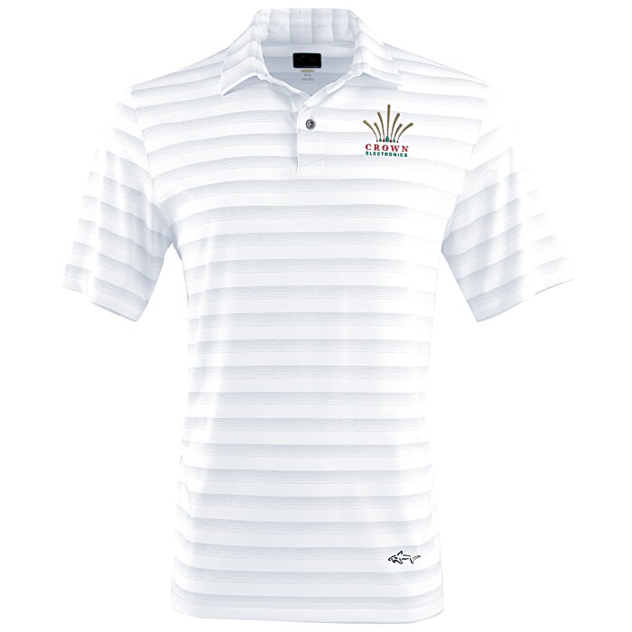 Custom Greg Norman Stripe Polo - Men's