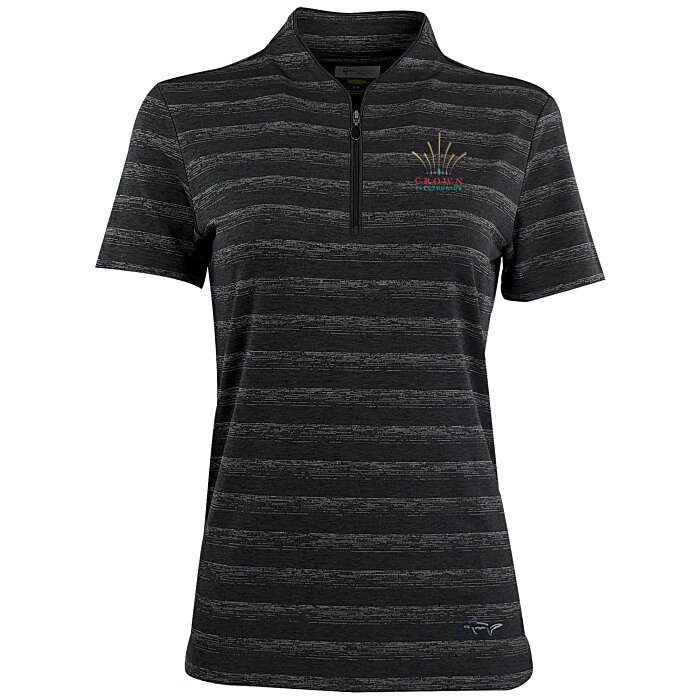 Custom Greg Norman Stripe Polo - Ladies'