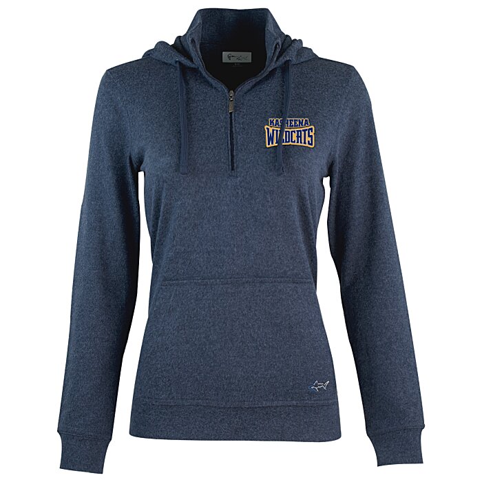Custom Greg Norman 1/4-Zip Hoodie - Ladies'