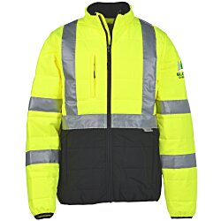 Custom Xtreme Visibility Puffer Quilted Jacket