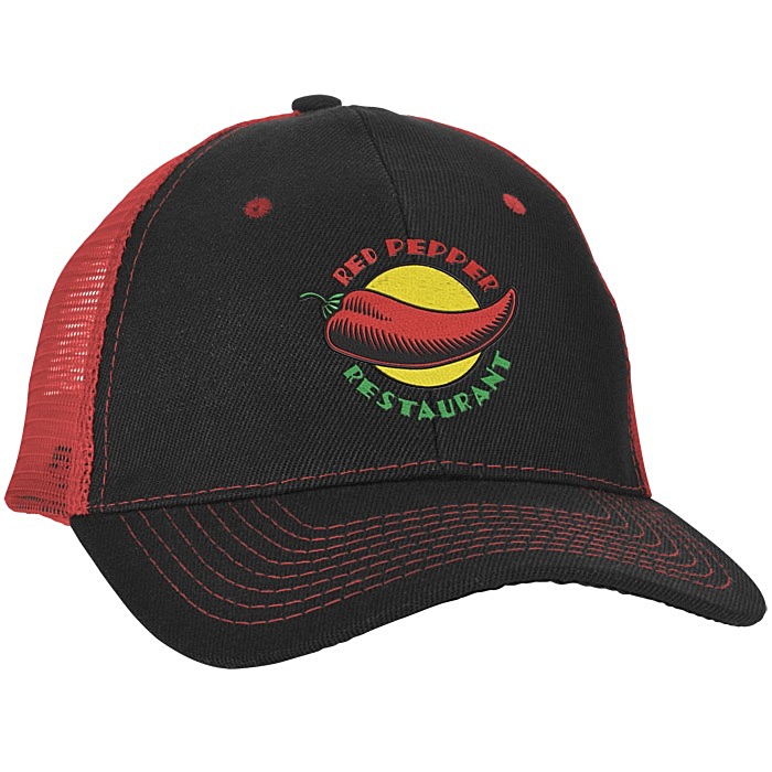Custom Sport Accent Mesh Back Cap