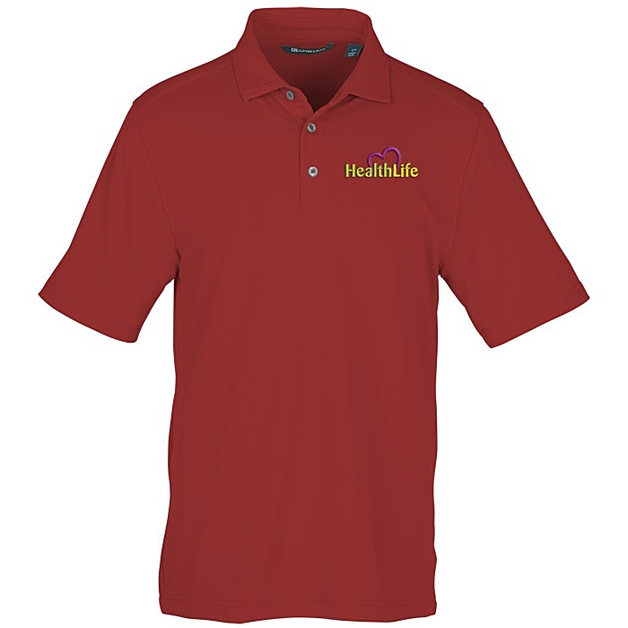 Custom Cutter & Buck Virtue Pique Polo - Men's