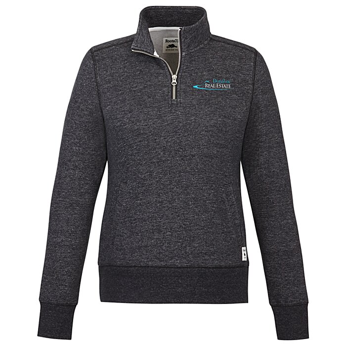 Custom Roots73 PaddleCreek 1/4-Zip Fleece Pullover - Ladies'