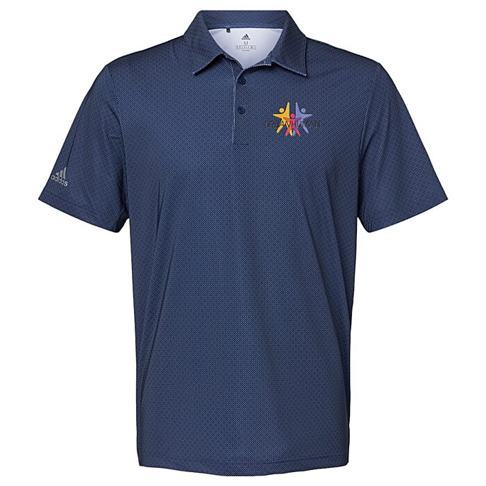Custom adidas Diamond Dot Print Polo