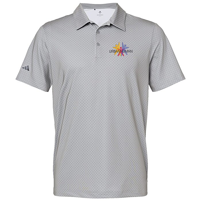 Custom adidas Diamond Dot Print Polo
