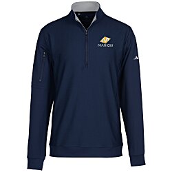 Custom adidas Performance Textured 1/4-Zip Pullover