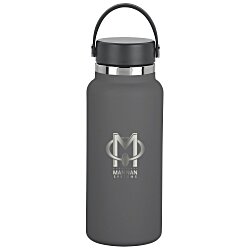 Custom Hydro Flask Wide Mouth with Flex Cap - 32 oz - Laser Engraved