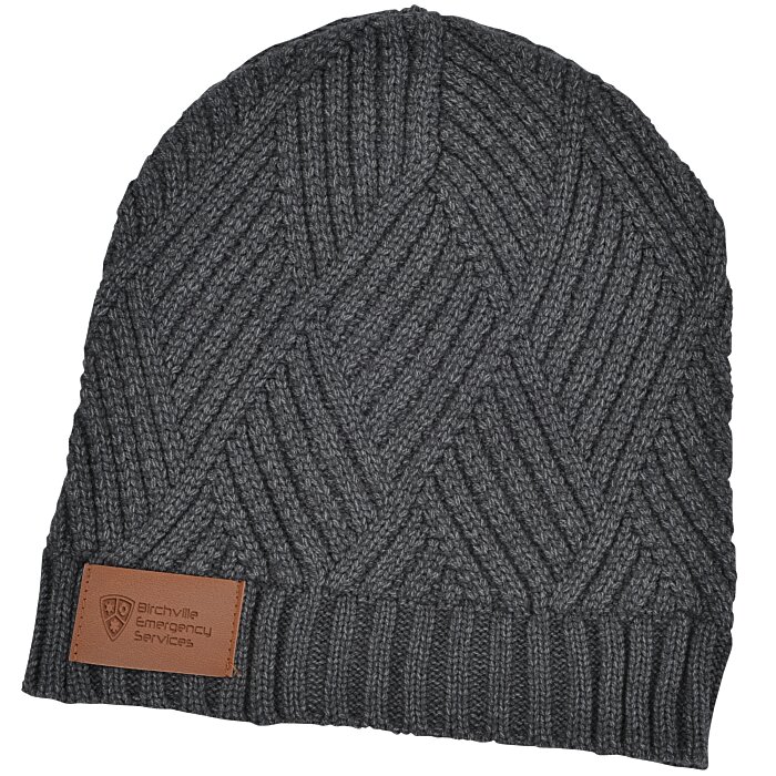 Custom Trellis Knit Beanie