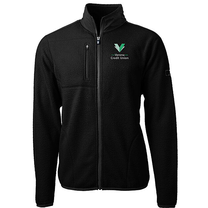 Custom Cutter & Buck Cascade Sherpa Fleece Jacket - Men's