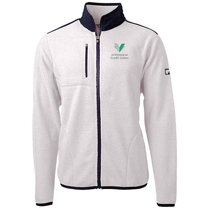 Custom Cutter & Buck Cascade Sherpa Fleece Jacket - Men's