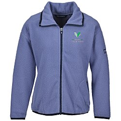 Custom Cutter & Buck Cascade Sherpa Fleece Jacket - Ladies'
