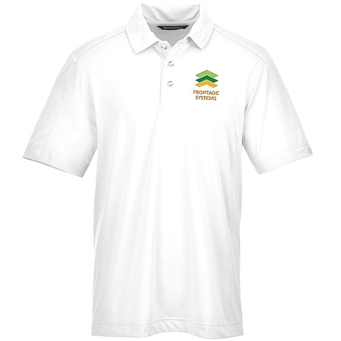 Custom Cutter & Buck Prospect Textured Stretch Polo