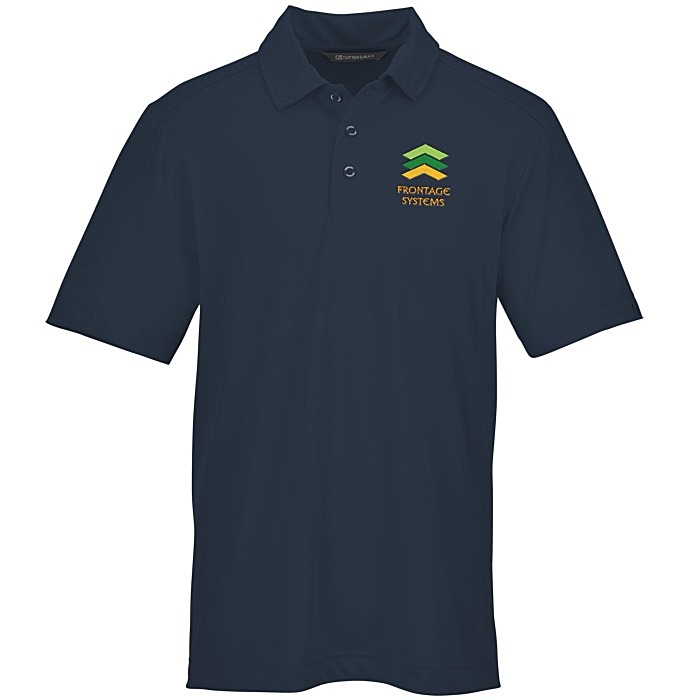 Custom Cutter & Buck Prospect Textured Stretch Polo