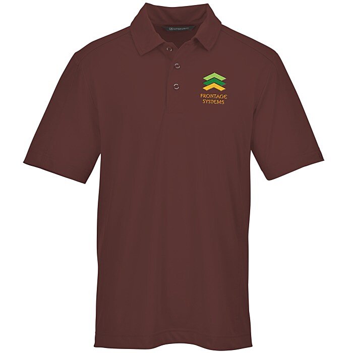 Custom Cutter & Buck Prospect Textured Stretch Polo