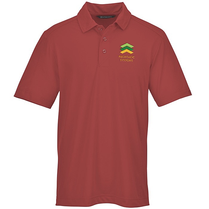 Custom Cutter & Buck Prospect Textured Stretch Polo