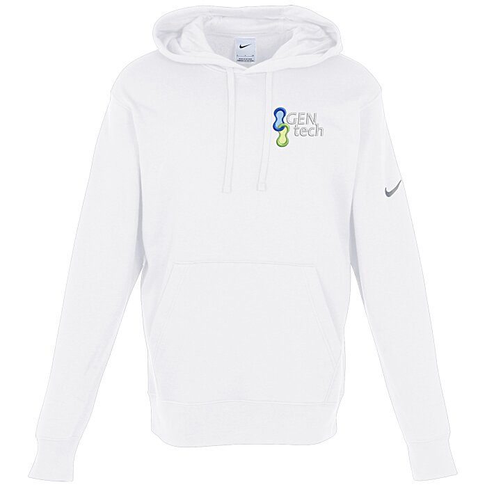 Custom Nike Club Fleece Sleeve Swoosh Pullover Hoodie - Men's