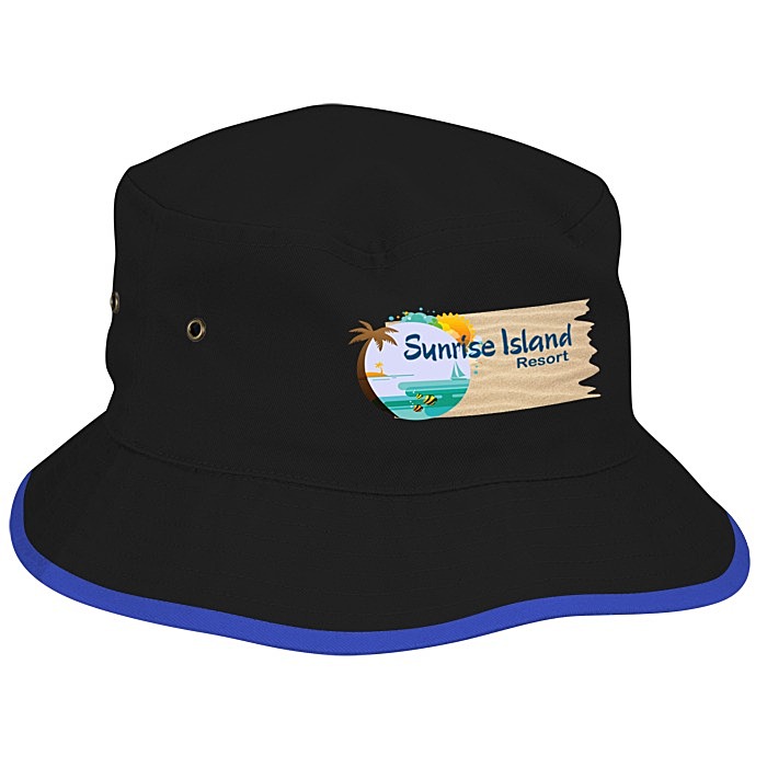 Custom Brushed Cotton Twill Bucket Hat - Full Colour
