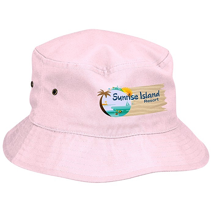 Custom Brushed Cotton Twill Bucket Hat - Full Colour