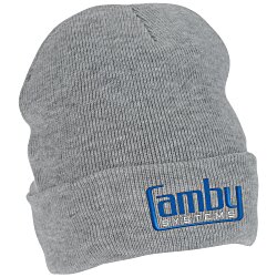 Custom Sherpa Lined Knit Cuff Beanie