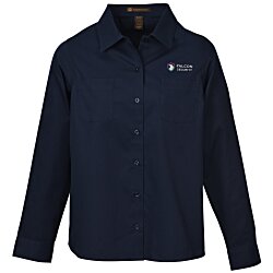 Custom Harriton Advantage IL Long Sleeve Work Shirt - Ladies'