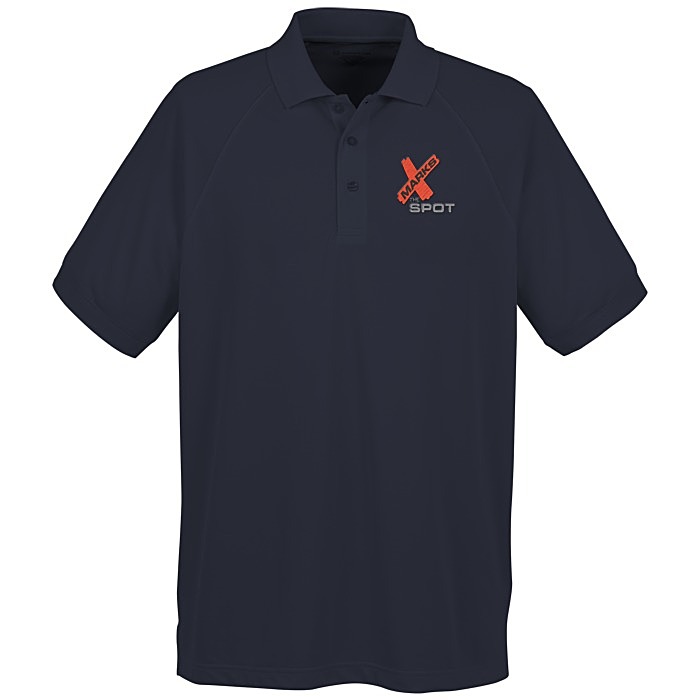 Custom Harriton Charge Snag and Soil Protect Polo - Men's