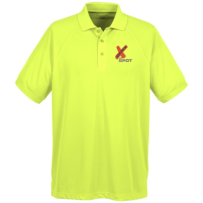 Custom Harriton Charge Snag and Soil Protect Polo - Men's