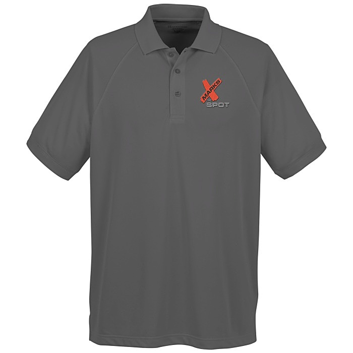 Custom Harriton Charge Snag and Soil Protect Polo - Men's