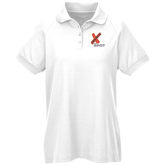 Custom Harriton Charge Snag and Soil Protect Polo - Ladies'