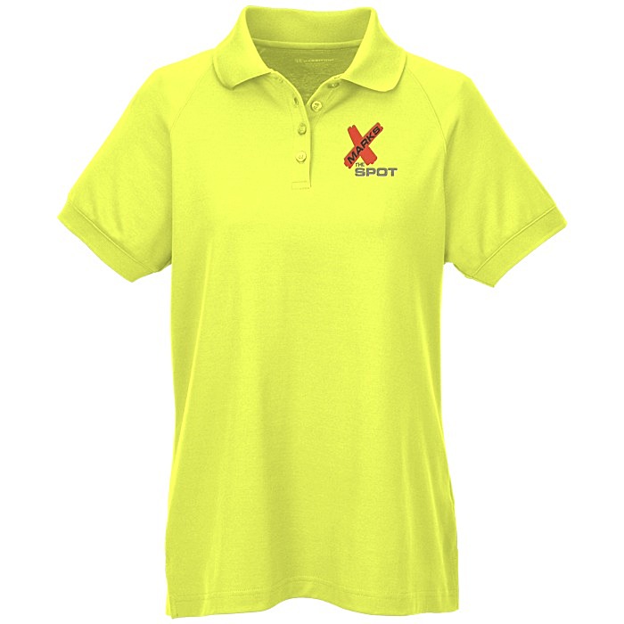 Custom Harriton Charge Snag and Soil Protect Polo - Ladies'