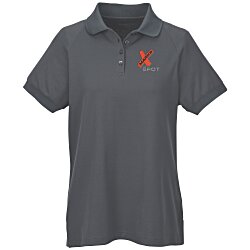 Custom Harriton Charge Snag and Soil Protect Polo - Ladies'