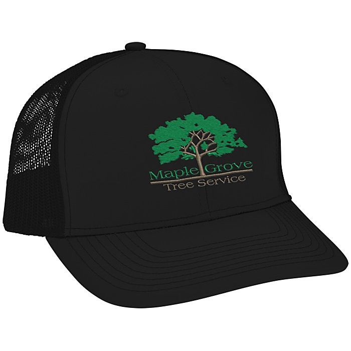 Custom Crofton Snapback Trucker Cap - Embroidered