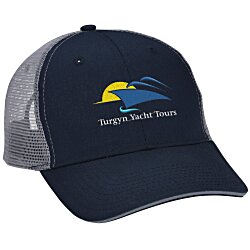 Custom Roadster Sandwich Bill Trucker Cap - Embroidered