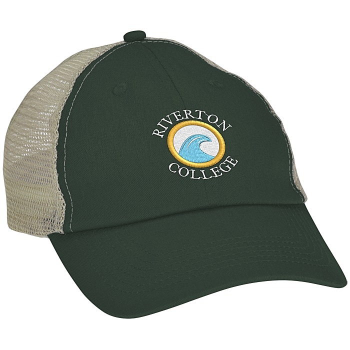 Custom Cotton Twill Soft Mesh Back Cap - Embroidered