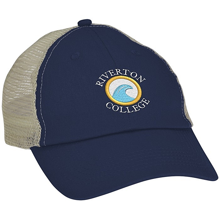 Custom Cotton Twill Soft Mesh Back Cap - Embroidered